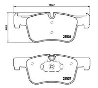 BREMBO Pastiglie Freno Bremsbelegsatz Frontale per BMW 3er Parabrezza Touring