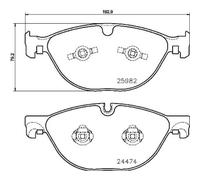 Brembo P 36 029 - Pastiglia Freno - Anteriore