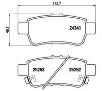 BREMBO Pastiglie Freno P 28 062 Ceppi Freno
