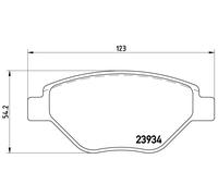 Brembo Kit Pastiglie Freno P68031