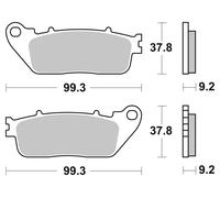 Brembo Pastiglie Freno Sinterizzate MET.SINTER.,ABE,07HO13SP
