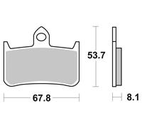 Brembo S.p.A. Pastiglie freno strada in metallo sinterizzato - 07HO28SA