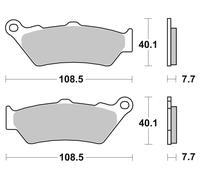 BREMBO KIT PASTIGLIE FRENO ANT. MONTA SU BMW F 850 GS ADV. 18-21-07BB03SA
