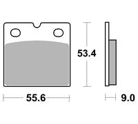 BREMBO 07BB14SP Kit pastiglie freni