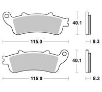 Brembo Pastiglie Freno Sinterizzate SINTER. MET.,ABE,07HO43SP