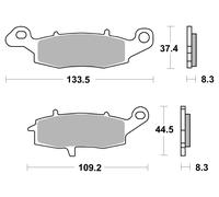 Brembo Pastiglie Freno Sinterizzate SINTER. MET.,ABE,07KA18SA