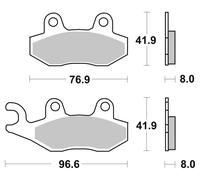 Brembo S.p.A. Pastiglie freno strada metallo sinterizzato - 07SU12SP