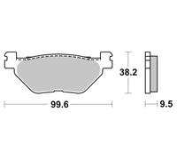 Brembo Pastiglie Freno Sinterizzate SINTER. MET.,ABE,07YA39SP