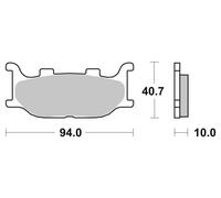 Brembo Pastiglie Freno Sinterizzate SINTERMETALL,ABE,07YA34SA
