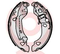 BREMBO S 23 513 Kit ganasce freni 180mm per FIAT PUNTO (176) BRAVO I (182)