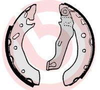BREMBO S 24 529 Kit ganasce freno per FORD,MAZDA