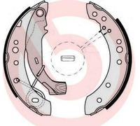 BREMBO S 61 526 Kit ganasce freni 203mm per RENAULT Clio IV Hatchback (BH)