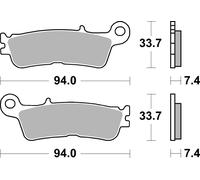 Brembo S.p.A. Pastiglie freno Off-Road metallo sinterizzato - 07YA55SX