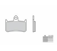 Brembo S.p.A. Pastiglie freno strada in metallo sinterizzato - 07HO28SA