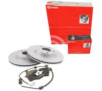 BREMBO Set Dischi Freno Anteriori Ventilati + Pastiglie Dei per Renault Megane