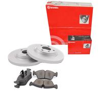 BREMBO Set Dischi Freno Pieno Posteriore + Pastiglie per Audi Tt 8J3