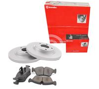 BREMBO Set Freni Dischi Freno Pieno Posteriore + Pastiglie Freni per Mini
