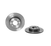 Brembo Xtra 08.8638.1X - Disco Freno Forato Anteriore, Set di 2
