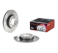 Disco freno BREMBO 0893642X posteriore, perforato, perforato, pieno, 1 Pezzo