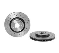 Brembo Xtra 09.7812.1X - Disco Freno Forato Anteriore, Set di 1
