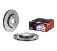 Brembo Xtra 09.8137.2X - Disco Freno Forato Anteriore, Set di 2
