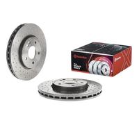 Brembo Xtra 09.8304.1X - Disco Freno Forato Anteriore, Set di 2