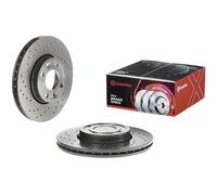 Brembo Xtra 09.9078.1X - Disco Freno Forato Anteriore, Set di 2