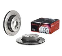 Brembo Xtra 09.9573.1X - Disco Freno Forato Posteriore, Set di 2