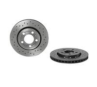 Disco freno BREMBO XTRA LINE BREMBO 09.A652.1X, 1 Pezzo