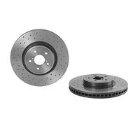 Brembo Xtra 09.A870.1X - Disco Freno Forato Anteriore, Set di 1