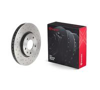 Brembo Dischi freno 09.B356.1X Forato Anteriore per Opel Astra J Zafira Tourer