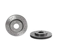 Brembo Xtra 09.B647.1X - Disco Freno Forato Anteriore, Set di 2