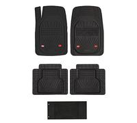 BREMER SITZBEZÜGE 5 Tappeti Tappetino Antiscivolo per Auto, in Gomma, adatti per VW Jetta 5, Camion, Autobus, SUV o Camper, Accessori