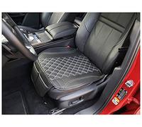 BREMER SITZBEZÜGE Coprisedile in similpelle compatibile con VW Jetta 5, in ecopelle, colore nero/bianco, cuciture OT408