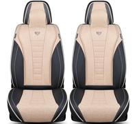 BREMER SITZBEZÜGE Coprisedili compatibili per VW T6 T6.1 Transporter anno di costruzione 2015-21, colore nero/beige NL3