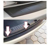 BREMER SITZBEZÜGE Protezione paraurti per Ford Mondeo 5 2014, colore nero, protezione antigraffio per portellone posteriore, in ABS di alta qualità
