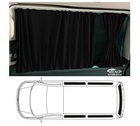 BREMER SITZBEZÜGE Tenda parasole compatibile con VW T4 Transporter Caravelle, passo lungo con portellone posteriore o ante a battente, colore nero, accessori da campeggio per camper 712