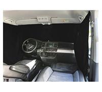 BREMER SITZBEZÜGE Tenda parasole per parabrezza da campeggio, compatibile con Opel Vivaro A dal 2001 al 2014, colore nero