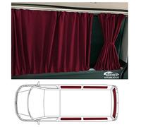 BREMER SITZBEZÜGE Tende di misura compatibili con Mercedes Vito W638 1996-2003 in rosso vinaccia, accessori da campeggio, accessori per camper, set 701