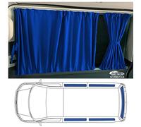 BREMER SITZBEZÜGE Tendine per tende parasole compatibili con Mercedes Vito Viano W639 Extra Lungo Interasse 2003 - 2014 in Blu Accessori per campeggio Camper Set 704
