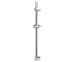 Bremermann - Asta per doccia in acciaio INOX, 71,5 cm, inclusa guida conica con foro superiore variabile (metallico)