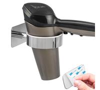 bremermann Bagno-serie LUCENTE TAPE - Supporto per asciugacapelli, in acciaio inox, cromato, fissaggio adesivo 3M