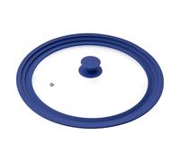 bremermann? coperchio universale con bordo in silicone, 30/32/34 cm, grande (Blu)