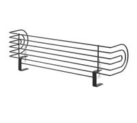 bremermann Griglia di protezione per piano cottura a morsetto, per fornelli fino a 60 cm di larghezza, protezione per piano cottura (nero)