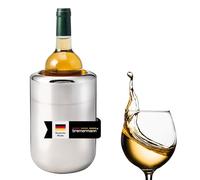 bremermann Refrigeratore per bottiglie in acciaio inox con mattonelle di raffreddamento, per bottiglie da 750 ml