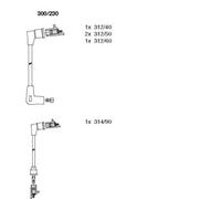 BREMI Serie Cavi Accensione 5 Fili per Fiat Uno 1.3 Turbo i.e