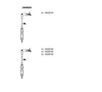 BREMI Set Di Cavi Di Accensione Adatto Per Audi A4 1.6 VW Passat Variant