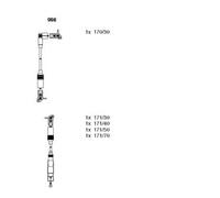 BREMI Set Di Cavi Di Accensione Adatto Per VW Passat 1.6 Audi A4 Avant