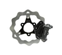 bremsenkit GALFER oversize Racing per MBK Booster/YAMAHA BWS (Wave Disco freno, 4 Pistone di radialbremss attel, Adattatore)