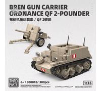 BREN GUN Caww2 Carro Armato Militare RRIER ORDNANCEOF2-POUNDER Building Blocks C